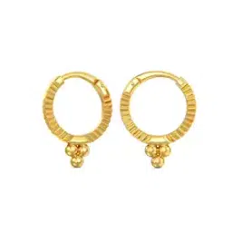 joyalukkas 22 KT Yellow Gold Hoop Earrings-picture-39