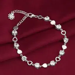 giva 925 Sterling Silver Heartlock Silver Bracelet-picture-10