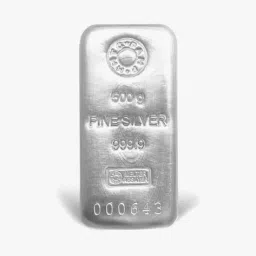 mmtc pamp 500 Gm (999.9) Pure Silver Bar image 1