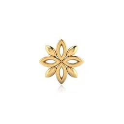 iski uski 18 KT Yellow Gold Nose Pin-picture-23