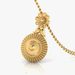 iski uski 18 KT Yellow Gold Traditional Pendant-picture-42
