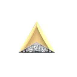 18 KT Yellow Gold Diamond-Studded Earring-image-9