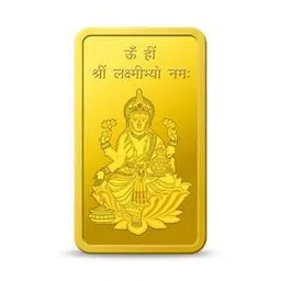 kundan 5 gm 24k (999.9) Lakshmi Ji Yellow Gold Bar-picture-29