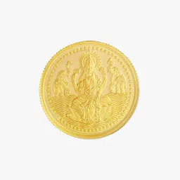 malabar gold & diamonds 24K 999 5 gms Laxmi Gold Coin image 1