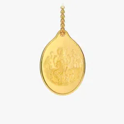 malabar gold & diamonds 3G 24K 999 Laxmi Coin Pendant-picture-12