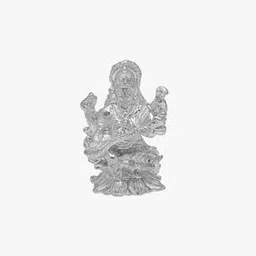 srijagdamba pearls dealer 800 Silver Saraswati Idol-picture-19