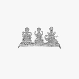 srijagdamba pearls dealer 800 Silver Trimurti Idol-picture-20