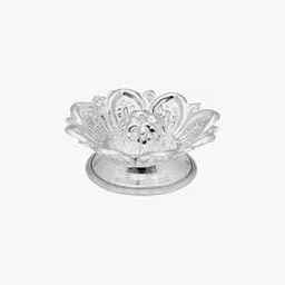 srijagdamba pearls dealer 800 Silver Decorative Diya-picture-13