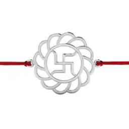 iski uski 925 Silver Religious Silver Hallmark Rakhi-picture-20