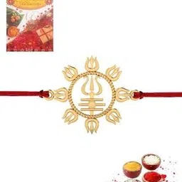 iski uski 925 Silver Trishul Silver Hallmark Rakhi-picture-18