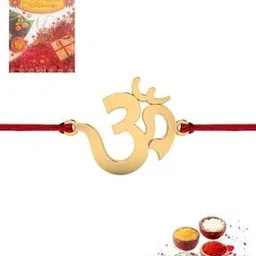 iski uski 925 Silver Om Designer Beauty Silver Hallmark Rakhi-picture-23