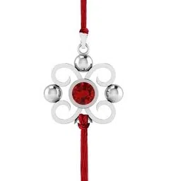 iski uski 925 Silver Designer Silver Hallmark Rakhi cum Pendant-picture-40