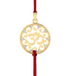 iski uski 925 Silver Om Silver Hallmark Rakhi cum Pendant-picture-35