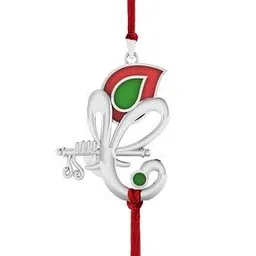 925 Laddu Gopal Silver Rakhi cum Pendant-image-36