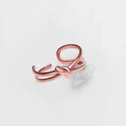 giva 925 Silver Knot Adjustable Ring image 1