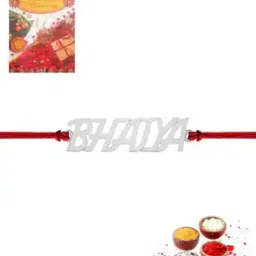 Bhaiya Ji Hallmark Silver Rakhi-image-42