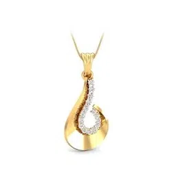 kuberbox Yellow Gold Radiant Glow Pendant-picture-45