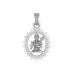 akshat sapphire 925 Sterling Silver God Hanuman Pendant-picture-44