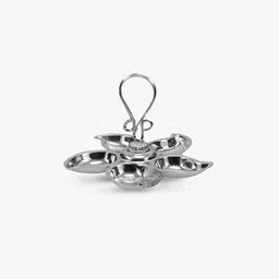 joyalukkas 925 Sterling Silver Paisley-Design Lamp-picture-12