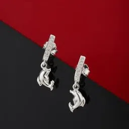 carlton london 925 Sterling Silver Rhodium-Plated Drop Earrings S528345E-picture-22