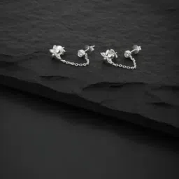 carlton london 925 Sterling Silver Rhodium-Plated Drop Earrings S545805E/1-picture-20