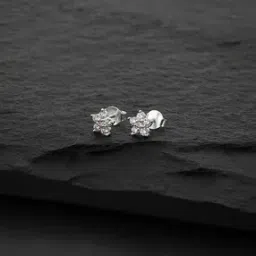 carlton london 925 Sterling Silver Rhodium-Plated Stud Earrings S122327E/1-picture-16