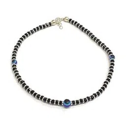 darshraj 925 Sterling Silver Evil Eye Nazariya Anklet-picture-20
