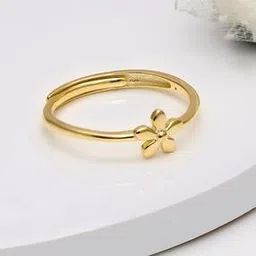 giva 925 Sterling Sliver Golden Tiny Flower Ring-picture-12