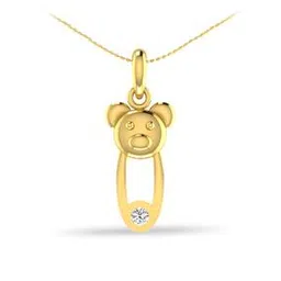 dishis Sterling Silver Minimalistic Teddy Pendant-picture-53