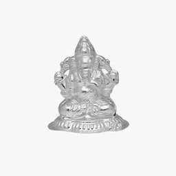 srijagdamba pearls dealer 800 Silver Lord Ganesh Idols-picture-16