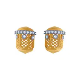 p.c. chandra jewellers Yellow Gold Stud Earrings-picture-12