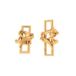 p.c. chandra jewellers Yellow Gold Stud Earrings-picture-34