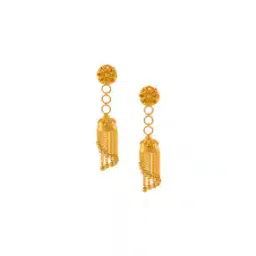 p.c. chandra jewellers Yellow Gold Jhumka Earrings-picture-20