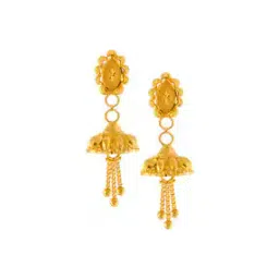 p.c. chandra jewellers Yellow Gold Jhumka Earrings-picture-32