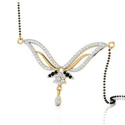 iski uski 925 Sterling Silver Ganga Silver Mangalsutra with Chain-picture-25