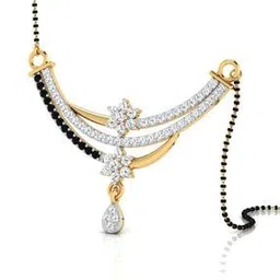 iski uski 925 Sterling Silver Gaurangi Silver Mangalsutra with Chain-picture-47