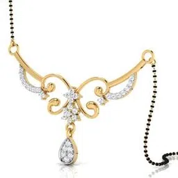 925 Sterling Silver Isha Silver Mangalsutra with Chain-image-0