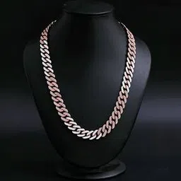 hiflyer jewels Sterling Silver Iced Out Cuban Link Chain-picture-44