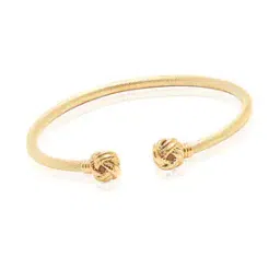 lecalla 925 Sterling Silver Gold-Plated Cuff Bangle-picture-41