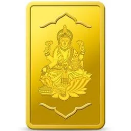 kundan Yellow Gold Goddess Lakshmi Bar-picture-27