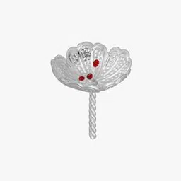 srijagdamba pearls dealer 800 Silver Flower Idol-picture-52