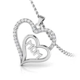 iski uski Raina 925 Sterling Silver Pendant with Chain-picture-12