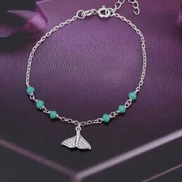 vanbelle VANB058 Silver-Plated Pearl Beaded Link Bracelet-picture-40
