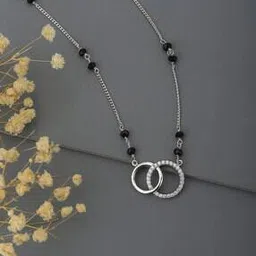 vanbelle 925 Sterling Silver Stone-Studded Mangalsutra VANM537-picture-17