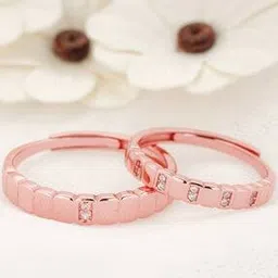 giva Sterling Silver Rose Gold-Plated Ring Set-picture-26