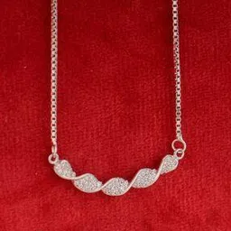 giva 925 Sterling Silver Helix Zircon Necklace-picture-49