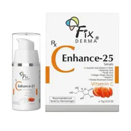 fixderma C Enhance 25 Serum for Glowing Skin 25 Vitamin C Reduces Fine Lines Skin Brightening image 1