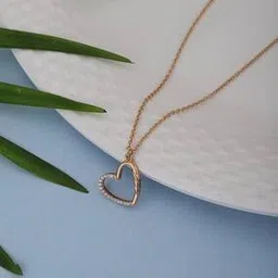 vanbelle 925 Sterling Silver Heart Pendant with Chain VANN703-picture-30