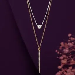 vanbelle 925 Sterling Silver Minimal Layered Necklace VANN716-picture-33