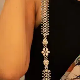 shyle Sterling Silver Moh Sadabahaar Floral Kamarband-picture-44